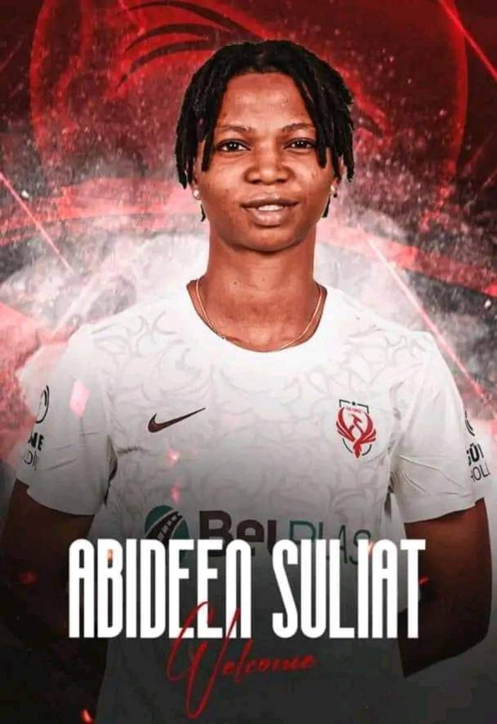 Suliat Olajumoke Signs with Turkish Club ABB Fomget S.K from Edo Queens