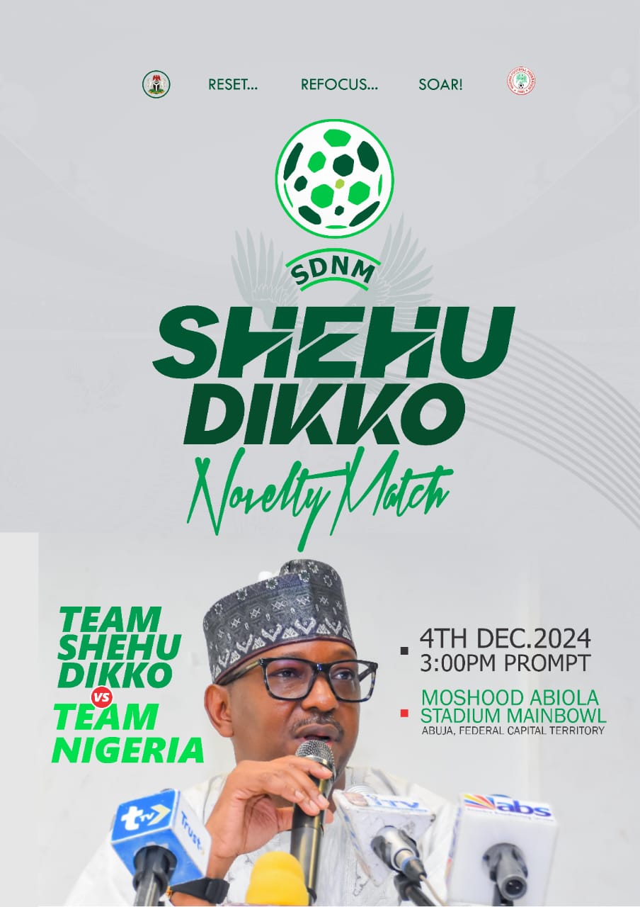 Team Shehu Dikko To Take On Team Nigeria In Highly Anticipated Novelty Match To Honour New National Sports Commission Chairman