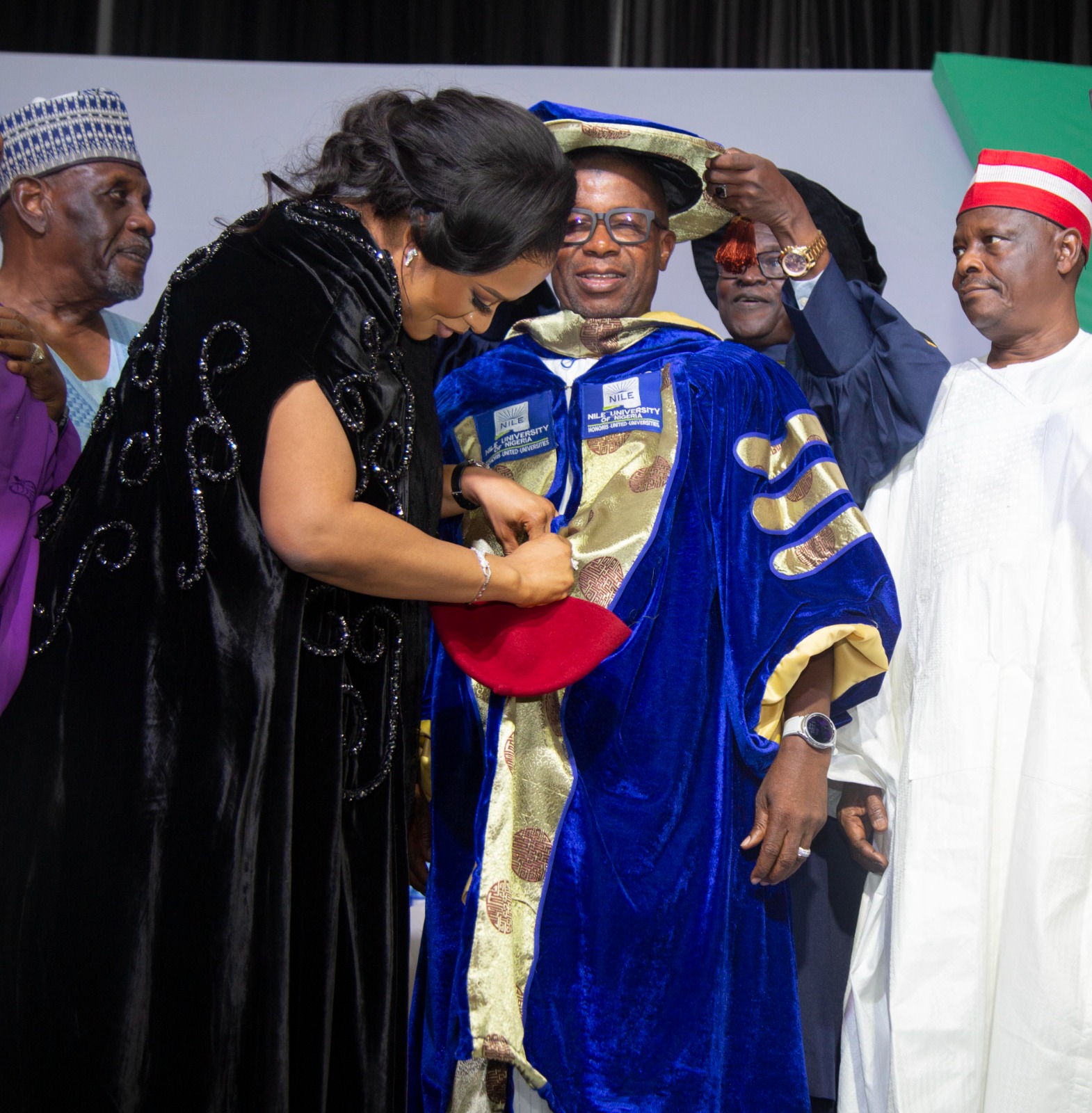 Tinubu’s Impact On Education Lauded As SIR Emeka Offor Receives HONORARY Doctorate