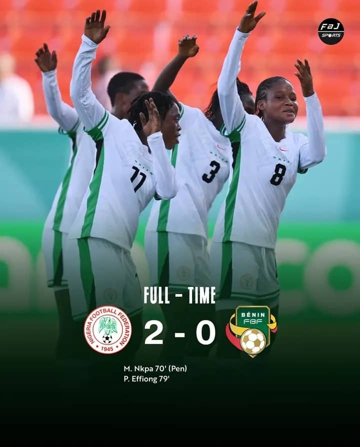 Flamingos of Nigeria to Play ‘Jollof Derby’ WAFU U17 Girls Final on Sunday. …Nigeria beat Benin Republic, Ghana Wallop  CIV 5-0 in Semis.