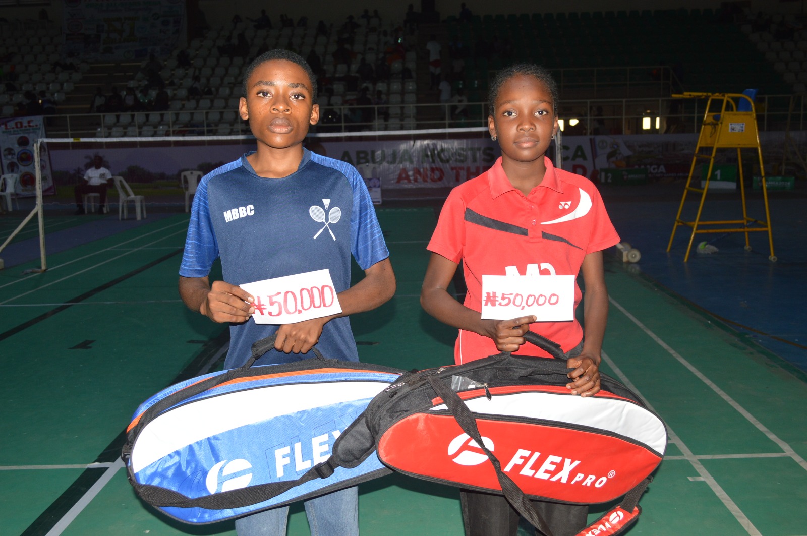 Former Nigerian International, Bisi Fajinmi, Rewards Top Junior Players with Gifts Worth Over ₦200,000 at All Stars Mega Badminton Championship