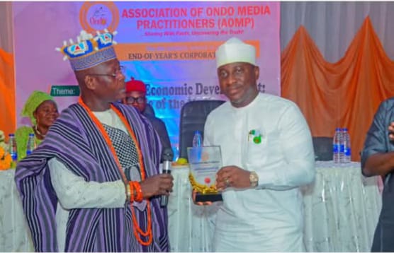 Hon. Ehindero Bags AOMP Grand Patron Honour, Advocates Health Checks for Journalists