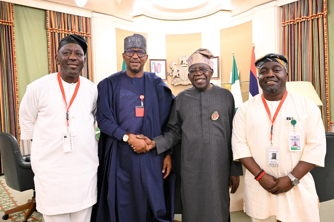 National Sports Commission Leadership Meets President Bola Ahmed Tinubu in Aso Villa