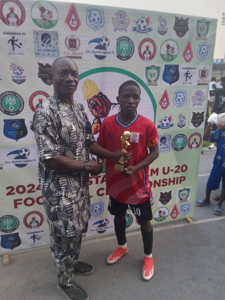 Rehoboth Football Academy Emerge champions of 2024 Oyo State GSM U-20 Football Championship