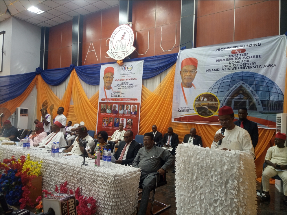 UNIZIK Holds Successful Maiden Obi Achebe Annual Public Lecture on Igbo Repository, Highlights Importance of Documenting Igbo’s Cultural Values