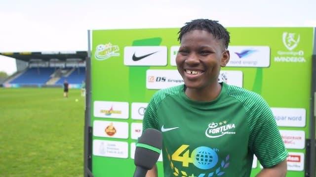 Exclusive: Nigerian Star Joy Omewa Lights Up Danish Football