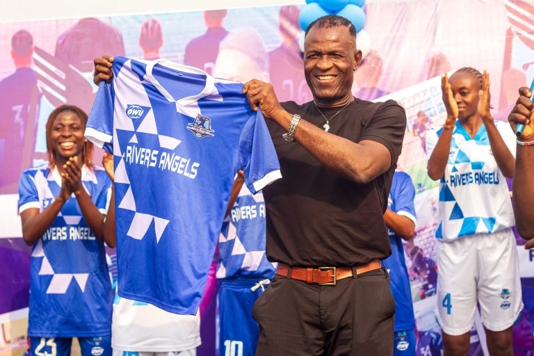 Rivers Angel Unveils Coach, Jerseys