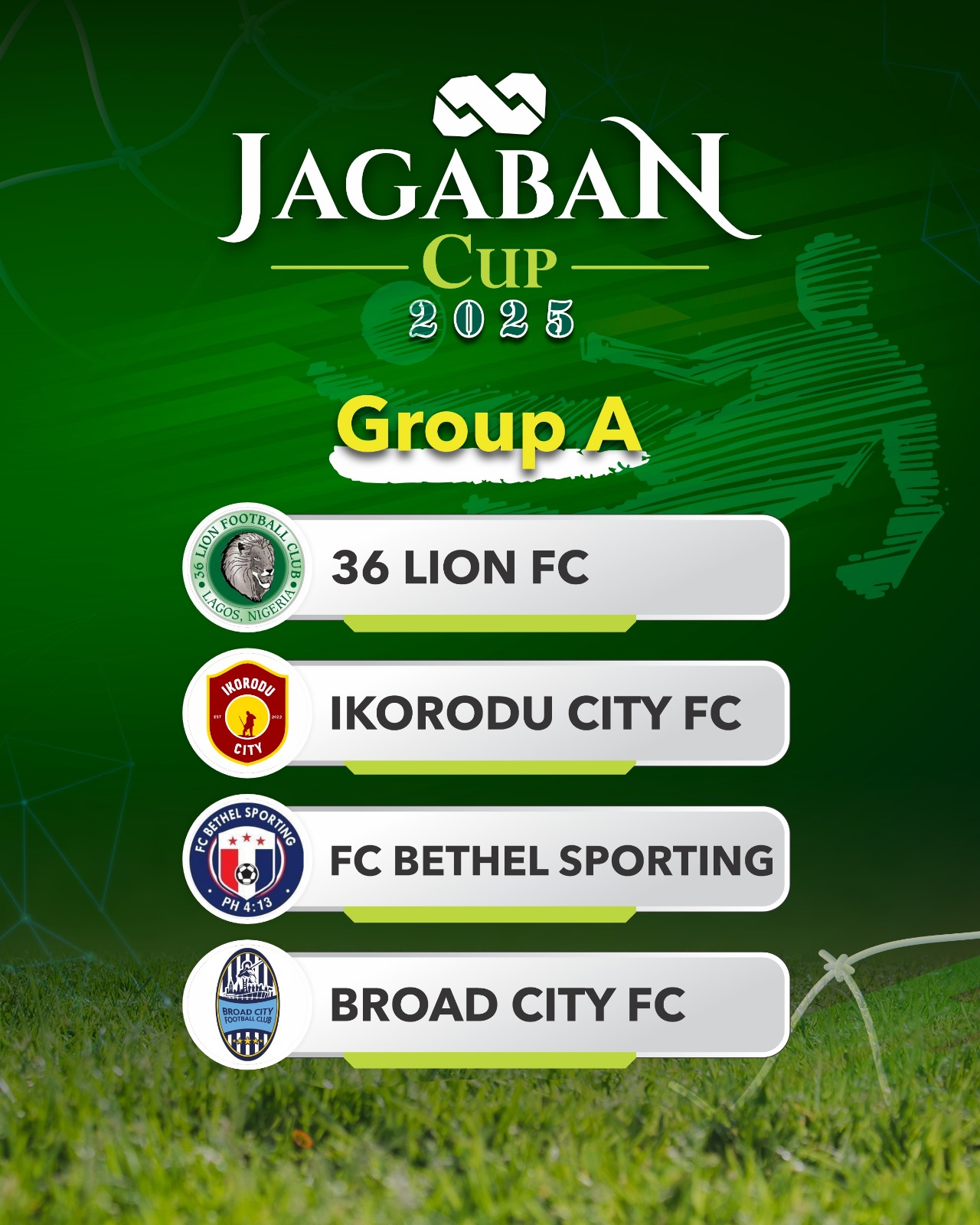 2025 Jagaban Cup Draw Sets Stage for Thrilling Tournament as Teams Gear Up for Scout-Studded Event in Lagos
