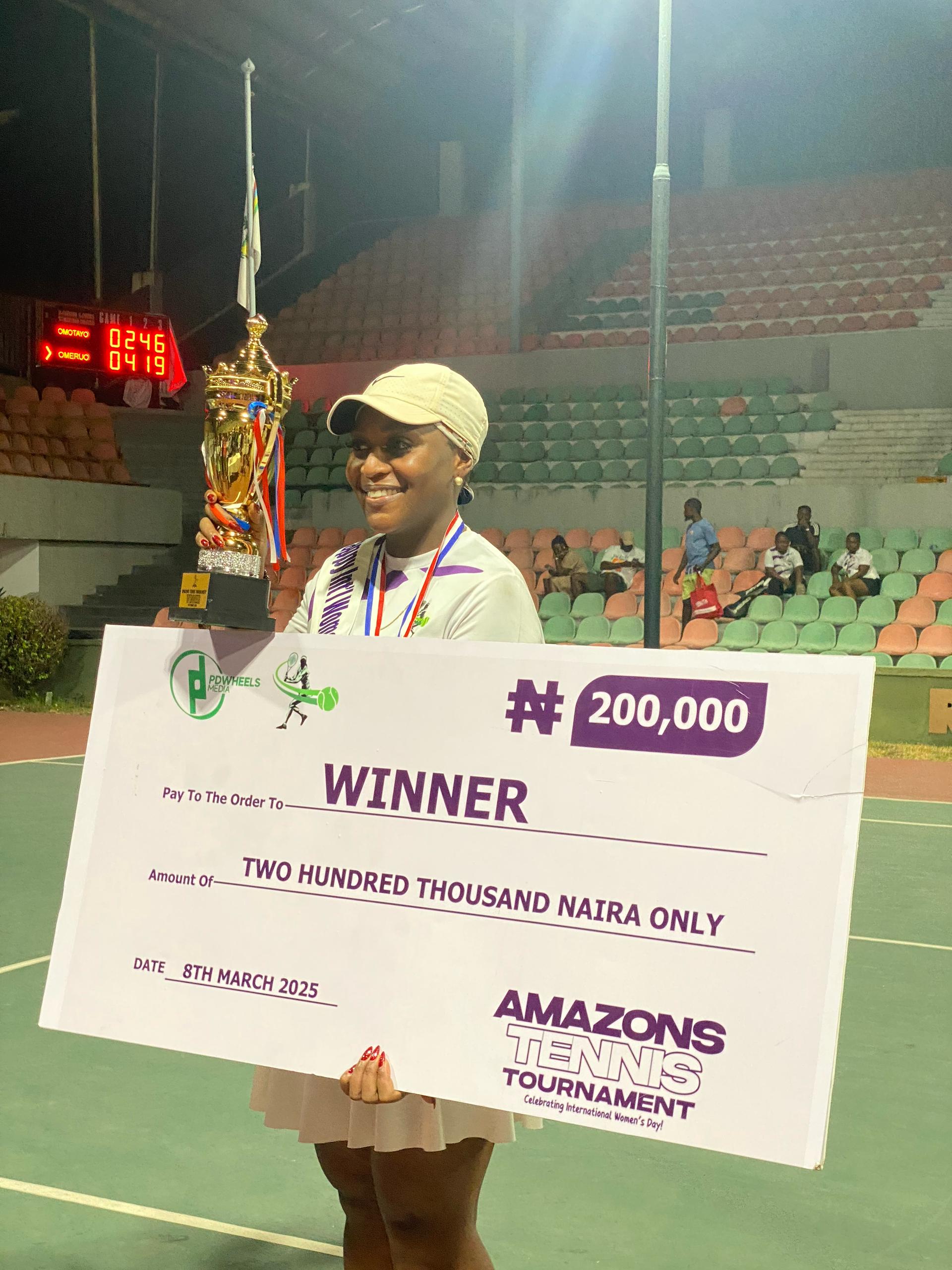 Nwajiagah Emerges Maiden Amazons Tennis Tournament Winner In Lagos