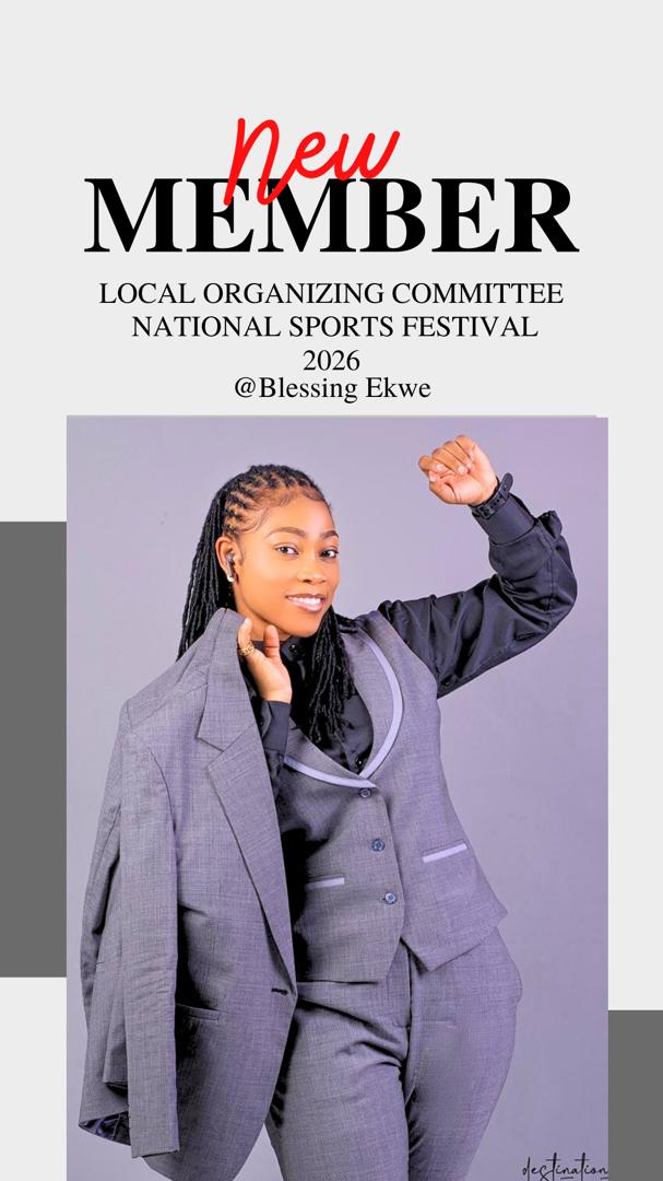 BFN COO Blessing Chisalam named as LOC member of 2026 Sports Festival in Enugu State