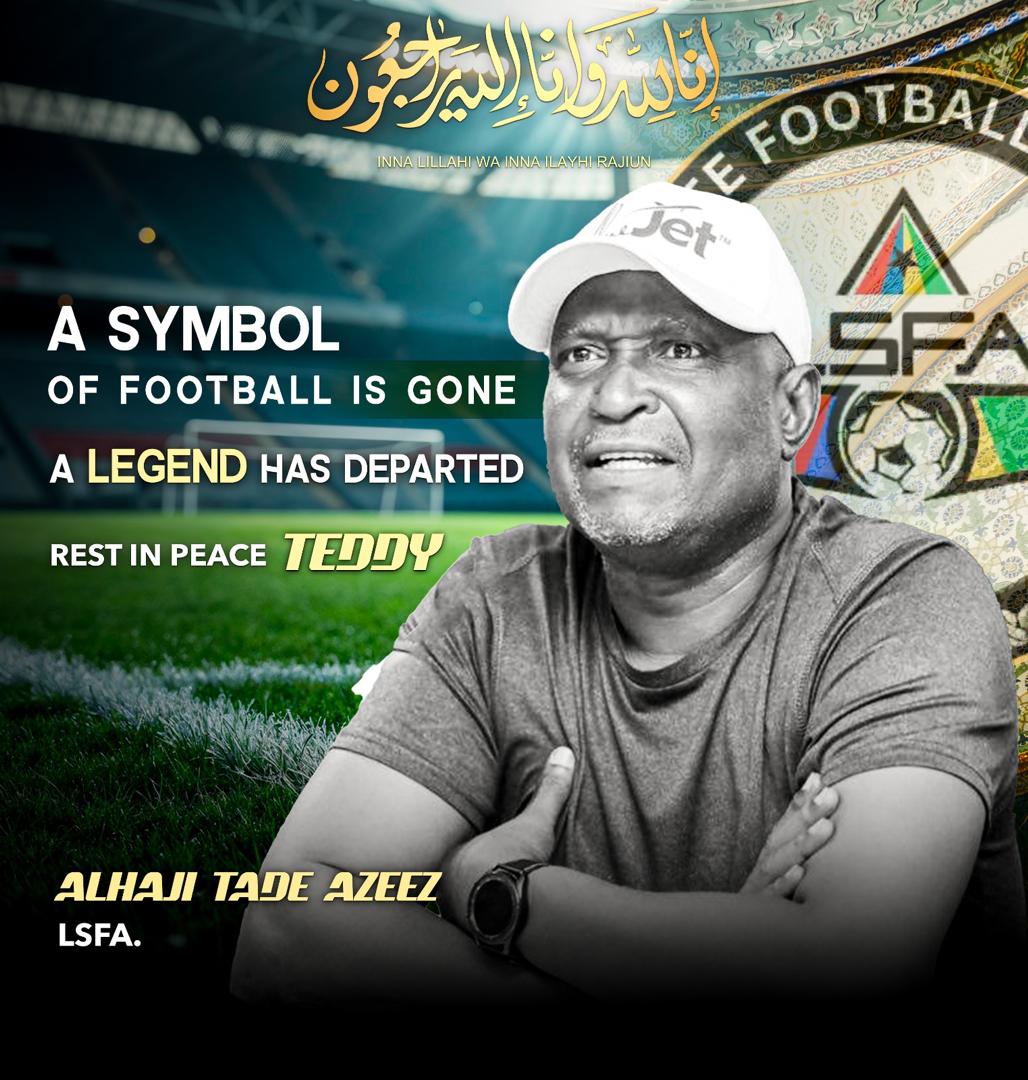 Lagos FA, Stakeholders Mourns Death Of Tade Azeez* ...LSFA Declares 8-days, One Minute Silence In All Games