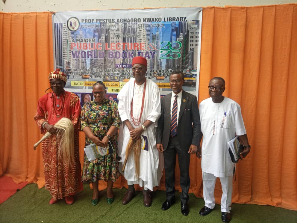 Prof. Festus Aghagbo Nwako Library, UNIZIK Celebrates World Book Day