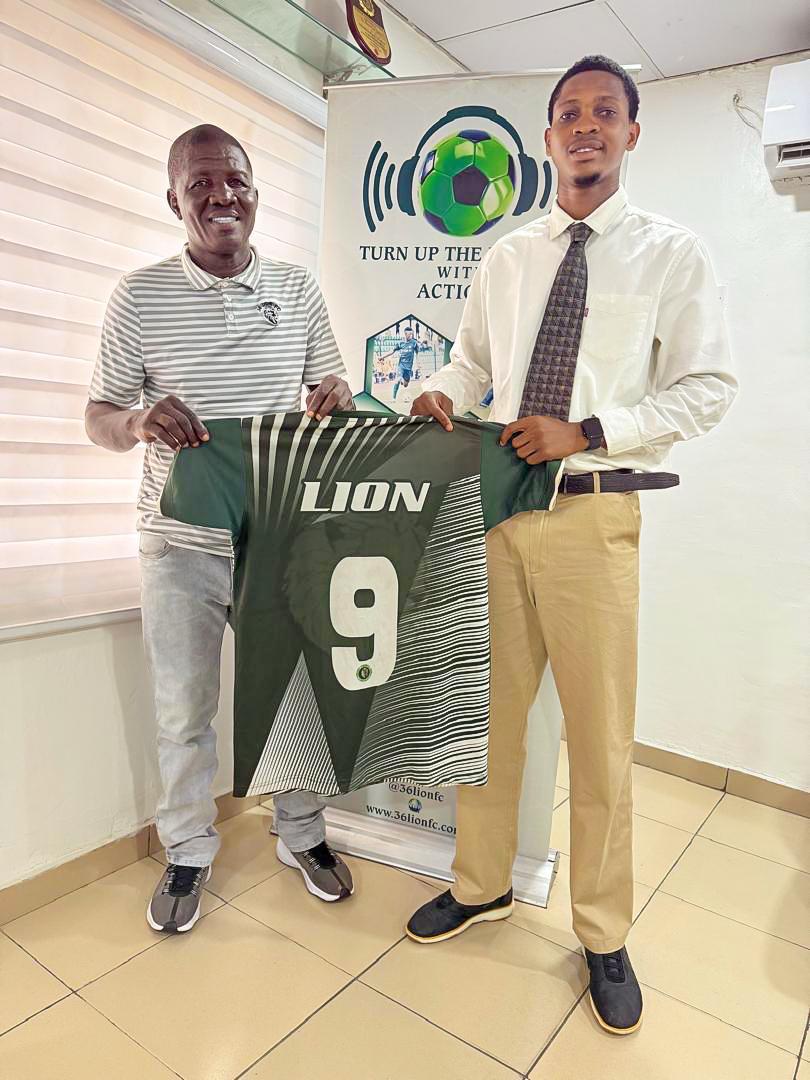 Uche Agada Returns to 36 Lion, the Club Where His Football Journey Began