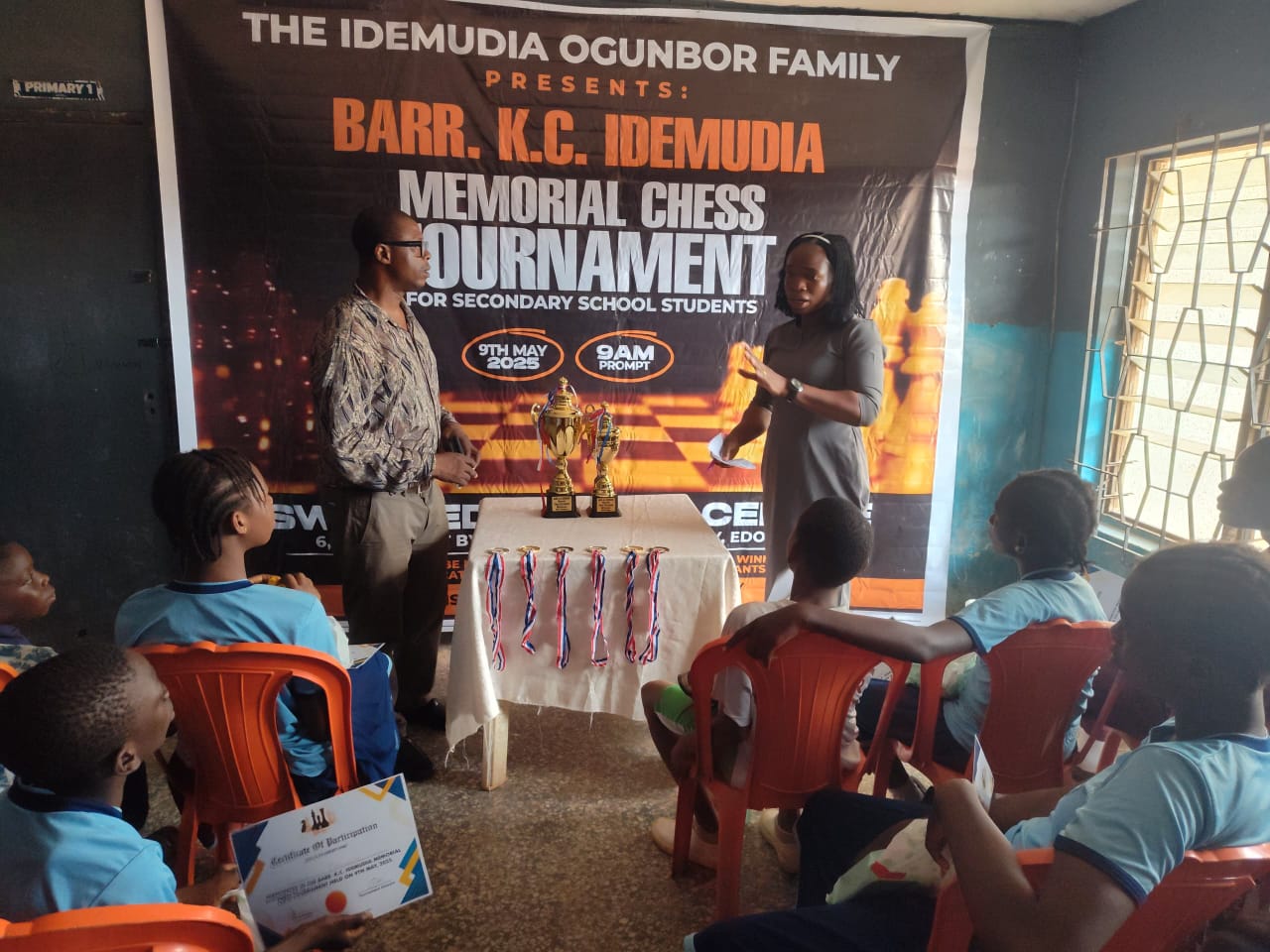 Late Barrister Idemudia Celebrated With Chess Event