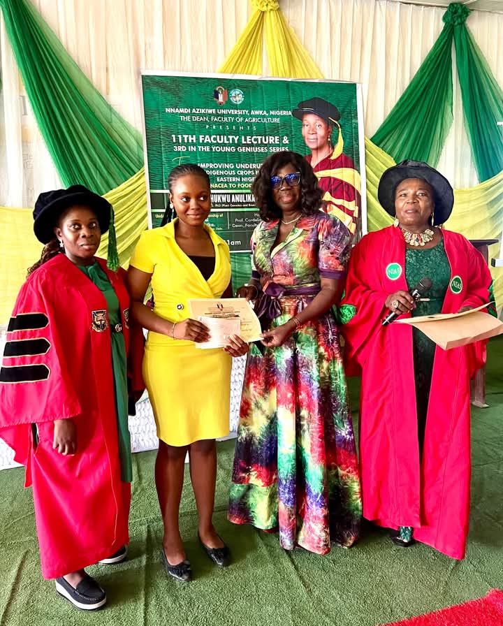 UNIZIK: Department of Forestry and Wildlife Honours First Class Product, Lilian Mbagha