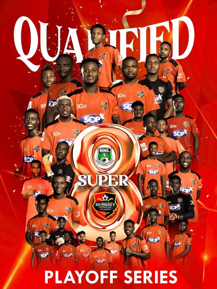 Kun Khalifat Celebrates KKFC’S Super 8 Qualifications In NNL 2024/25