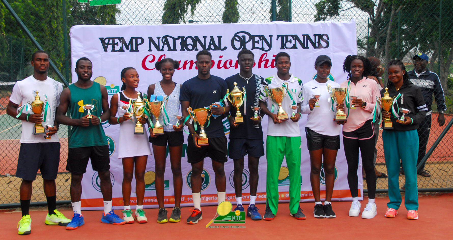 Adeleye, Mohammed Crowned Champions at VEMP National Open Tennis Championship