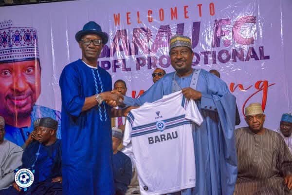 Barau FC Unveil Ladan Bosso as Technical Adviser, Club President Gift Players Motorcycle, ₦17.5m