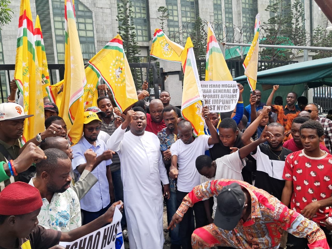 Over 3,000 NYCN members protest against withdrawal of CAC registration